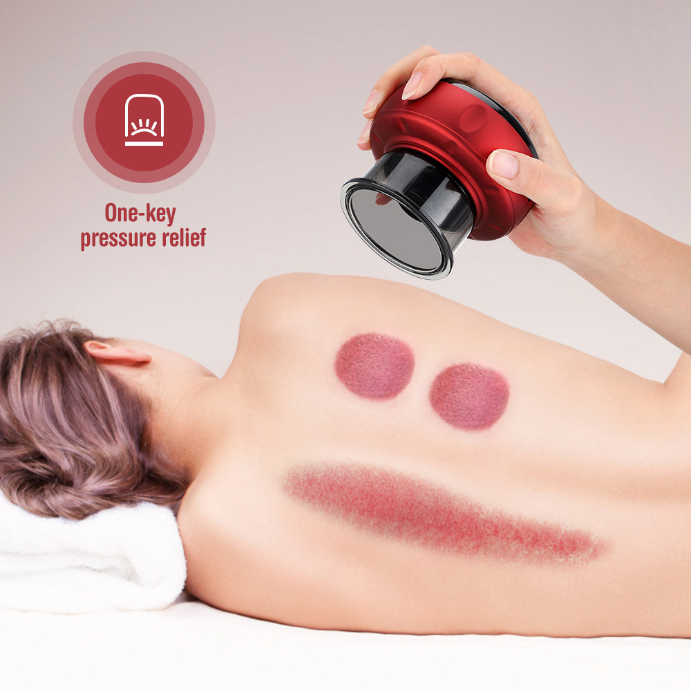 Electric Vacuum Cupping Massager – Anti-Cellulite Body Sculpting & Guasha Scraping Tool