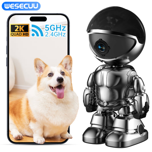 Smart Robot Camera — 3MP WiFi IP, HD Baby Monitor, Home Security