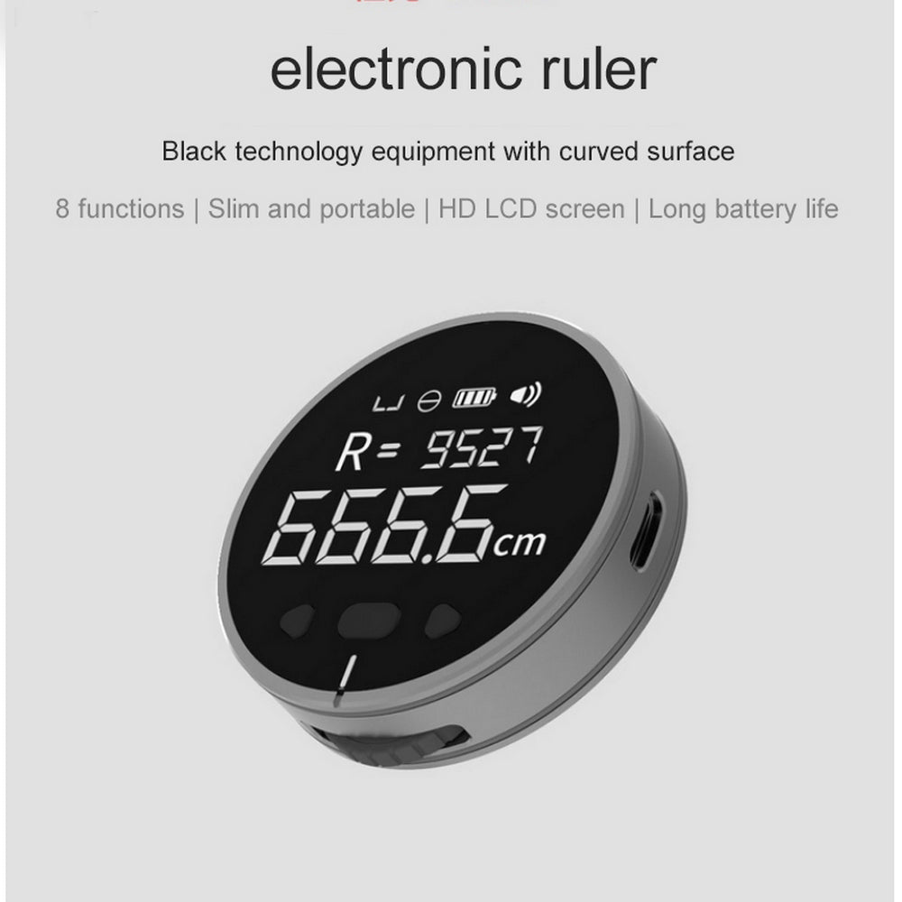 High Precision Electronic Measuring Ruler with HD Digital LCD Display