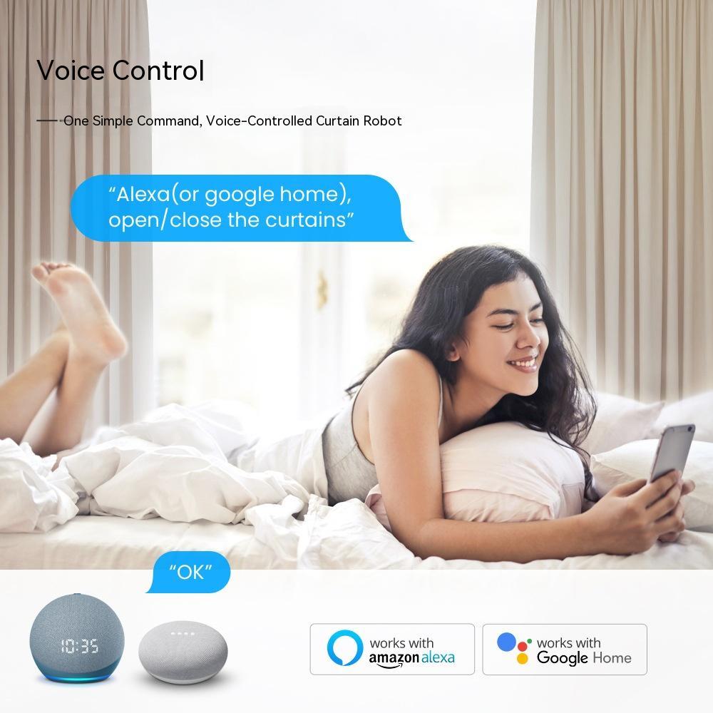 Smart WiFi Curtain Robot – Effortless Electric Curtain Control