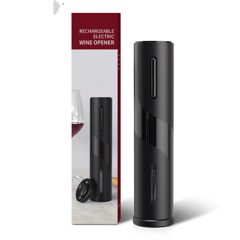 Electric Wine Bottle Opener – USB Rechargeable Automatic Corkscrew