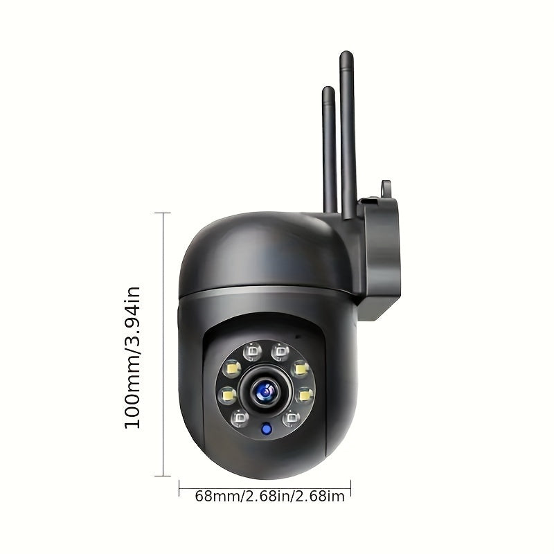 360° Wireless Outdoor Wi-Fi Security Camera – 1080P HD Night Vision