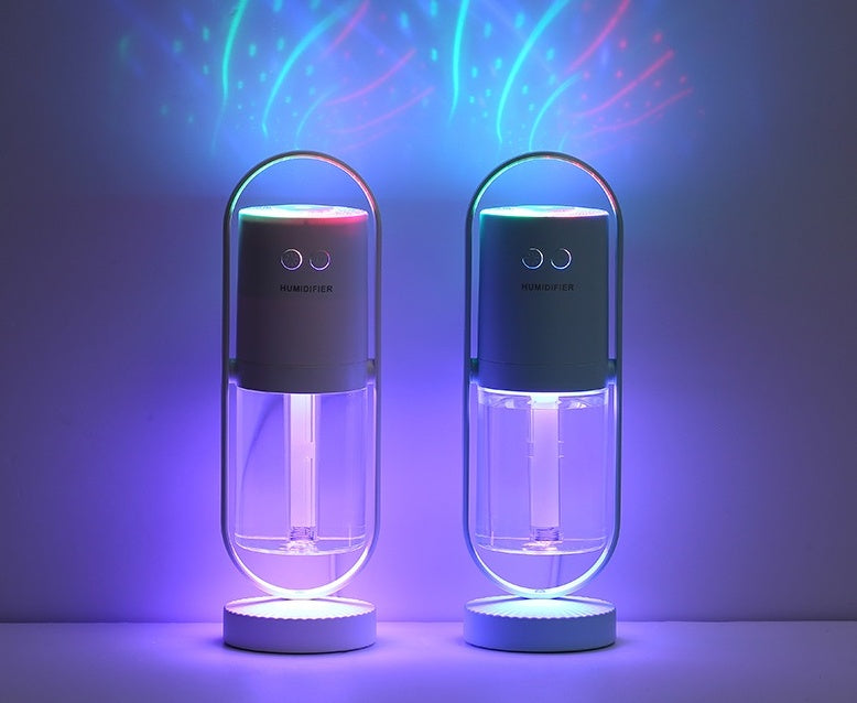 Magic Shadow USB Air Humidifier with Projection Night Light – Ultrasonic Mist Maker