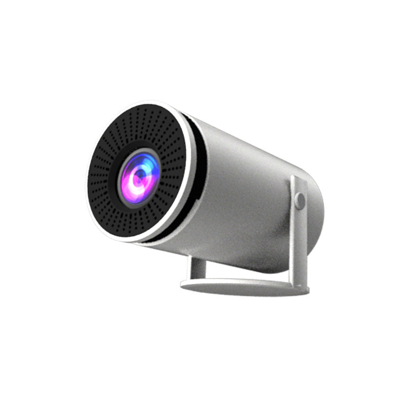HY300 Barrel Smart Projector – Anzhuo HD Home Theater Projector with Projection Screen