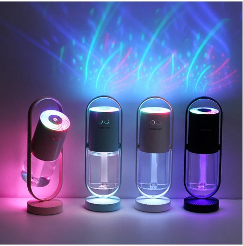 Magic Shadow USB Air Humidifier with Projection Night Light – Ultrasonic Mist Maker
