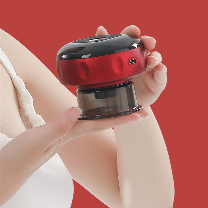 Electric Vacuum Cupping Massager – Anti-Cellulite Body Sculpting & Guasha Scraping Tool