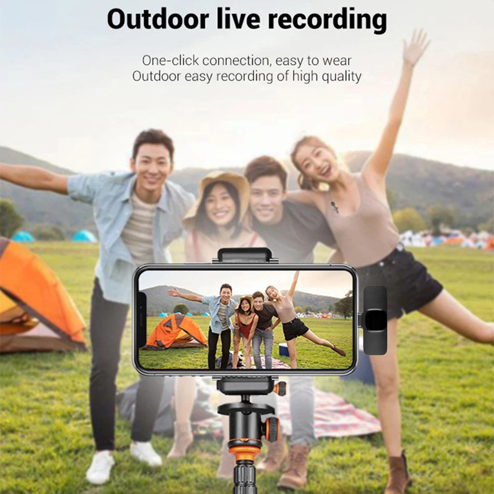 Compact Wireless Microphone – Ideal for Vlogging, Gaming & Live Streaming