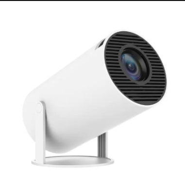 HY300 Barrel Smart Projector – Anzhuo HD Home Theater Projector with Projection Screen