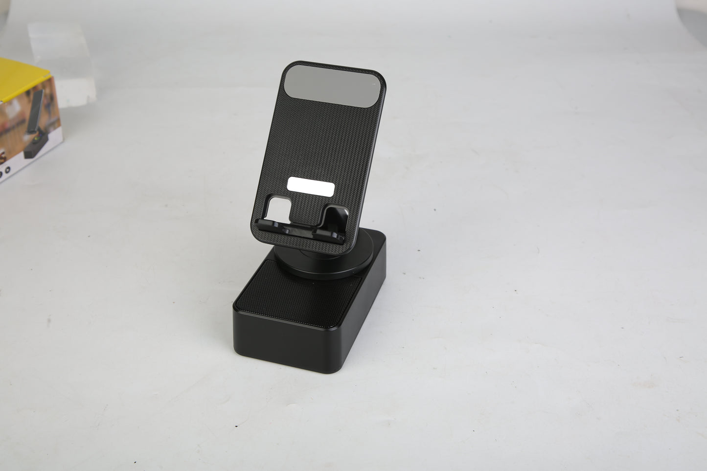 4-in-1 Foldable Wireless Speaker Phone Stand with 5000mAh Power Bank – 360° Rotatable
