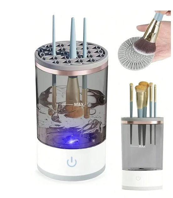 Automatic Electric Makeup Brush Cleaner & Dryer – Fast Cleaning Machine