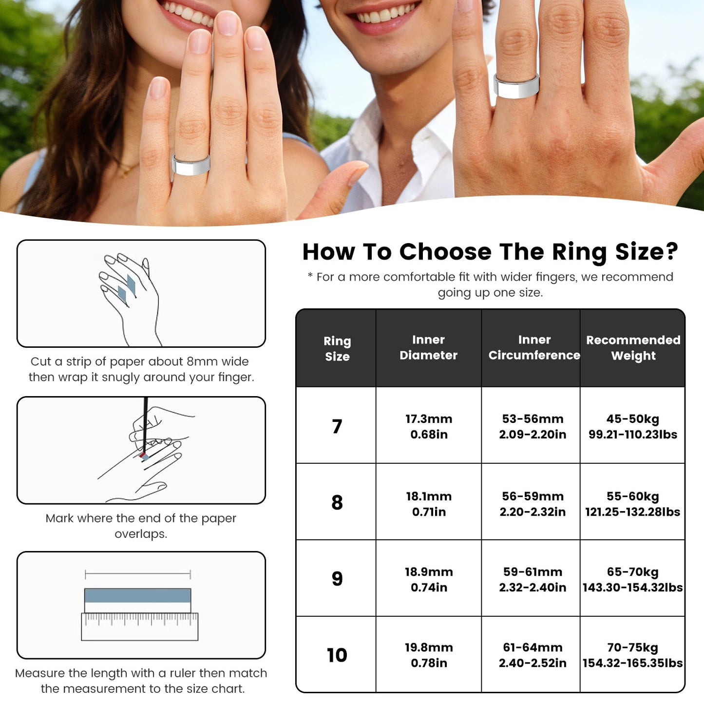 Smart Health Ring Tracker with Charging Case – Fitness, Sleep, Stress & HRV Monitor (7-Day Battery)