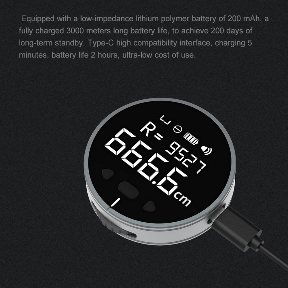 High Precision Electronic Measuring Ruler with HD Digital LCD Display